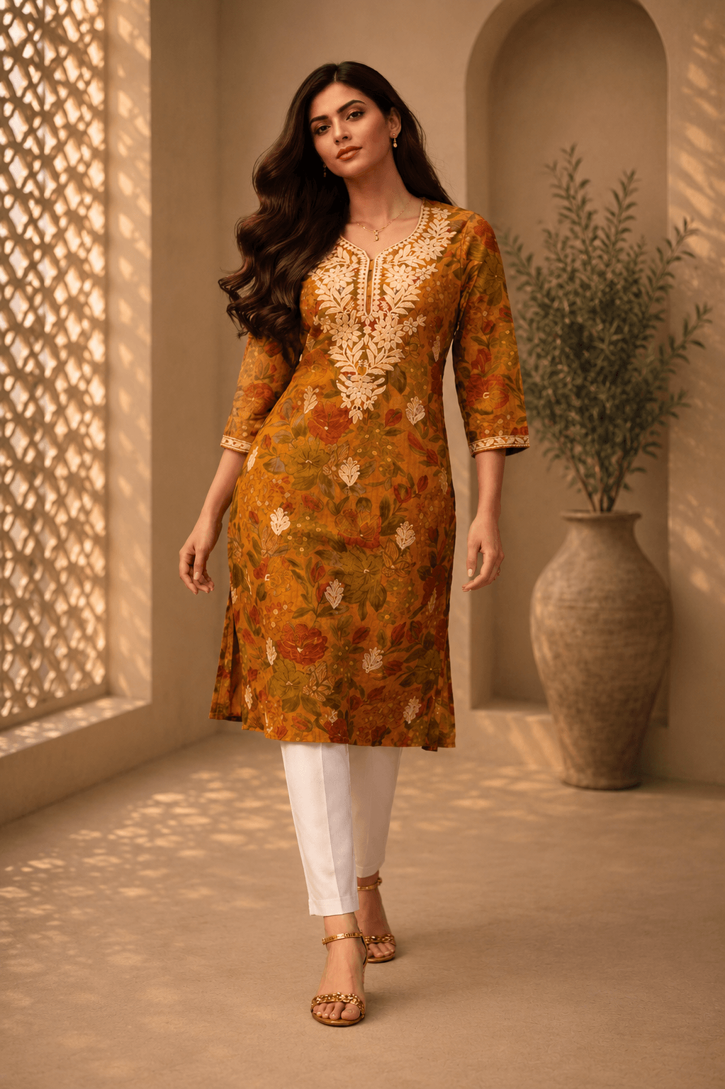 Paisley Print Long Kurti